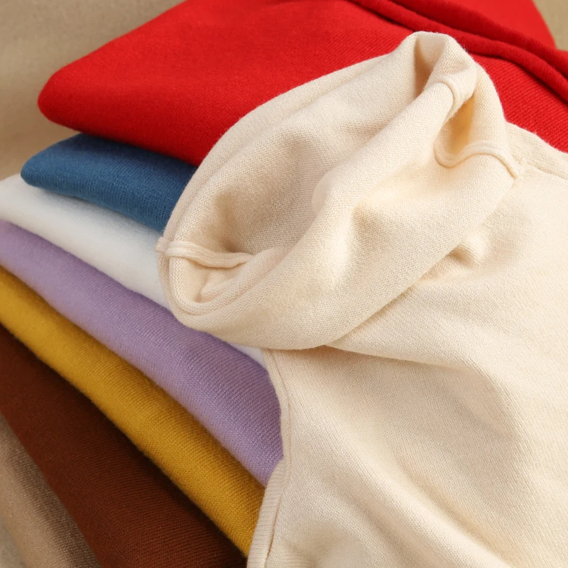 

Casual Women Knitted Sweater Turtleneck Pullovers Cashmere Wool Blend Autumn Winter Soft Warm 2019 Ladies Jumpers Black Beige