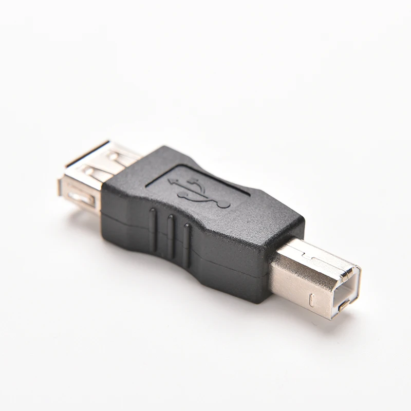 New USB 2.0 Type A Female to USB B Male Adapter Converter 