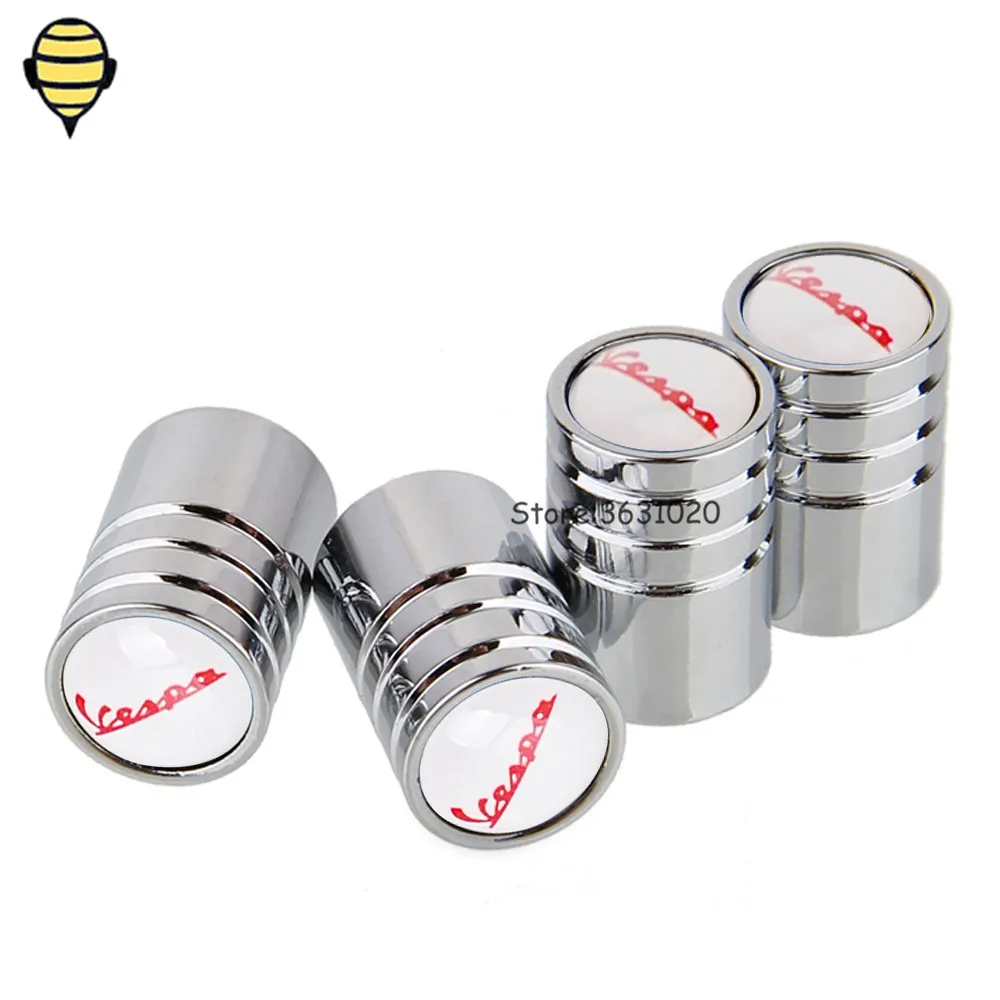 

Car Accessories Auto Wheel Tire Valve Stem Caps Rim Sticker for Vespa Gilera Derbi Guzzi Aprilia GTS300 946 Piaggio Primavera