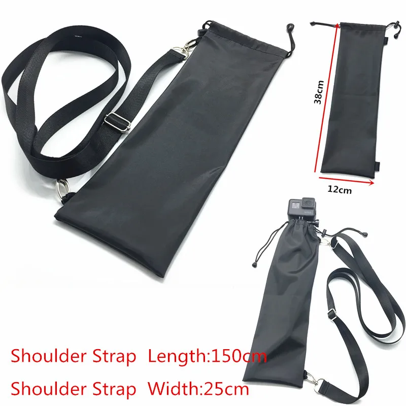 

2019 NEW Accessories Shoulder Strap Mount Bag For Handheld Monopod Tripod For Gopro Hero2018 Hero7 6 5 4 For XiaomiYI 4K YI LITE