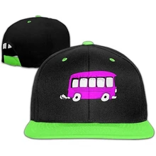 Регулируемые бейсбольные Молодежные кепки хип-хоп шапки фиолетовый автобус мальчик-девочки