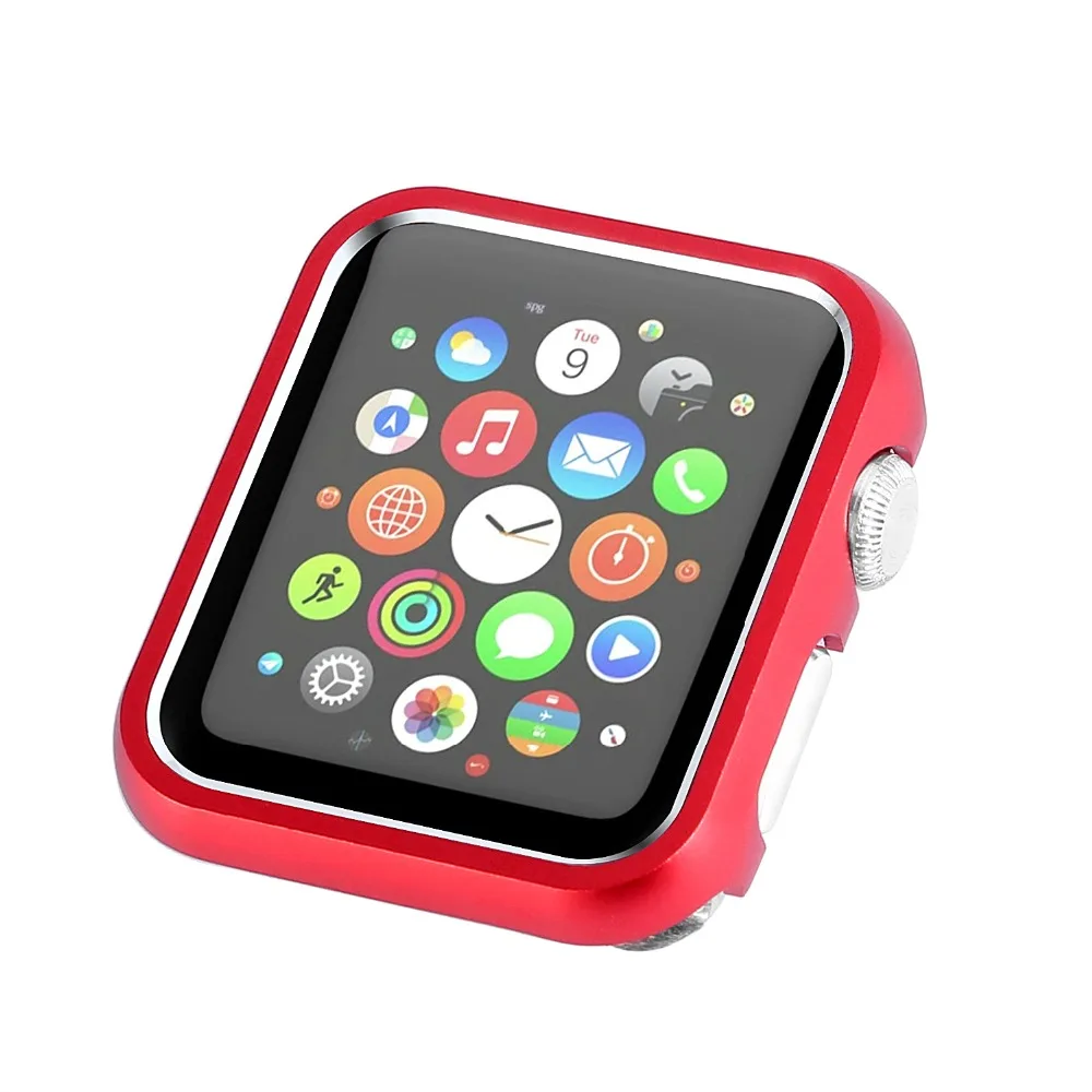 Чехол для apple watch, чехол для apple watch 4, 3, 5, 2, iwatch 42 мм, 38 мм, 44 мм, 40 мм, металлическая рамка, защитная оболочка, бампер, аксессуары