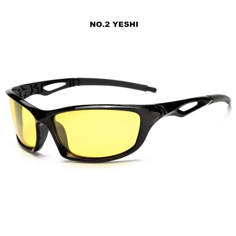 Новинка, Модные поляризованные солнцезащитные очки для мужчин, спортивные, для рыбалки, вождения, солнцезащитные очки, полароидные линзы, UV400, солнцезащитные очки - Цвет линз: Yellow