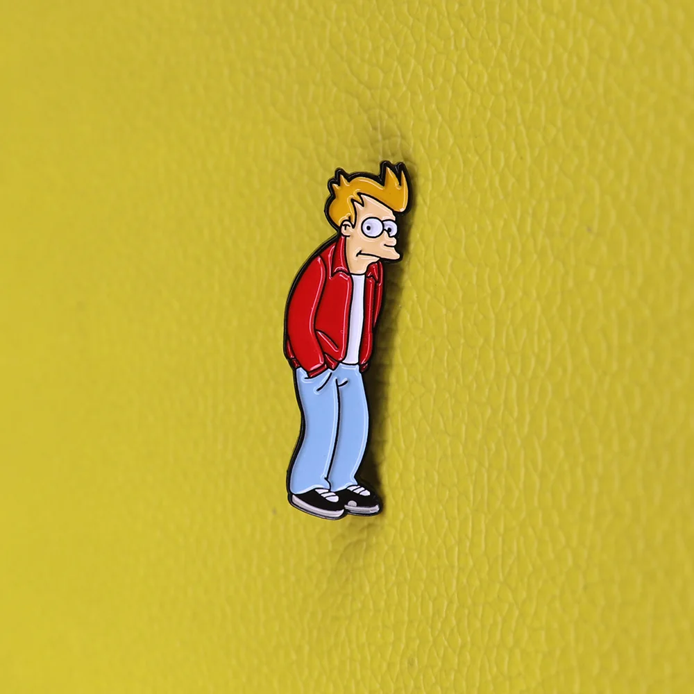 

Skeptical meme enamel pin