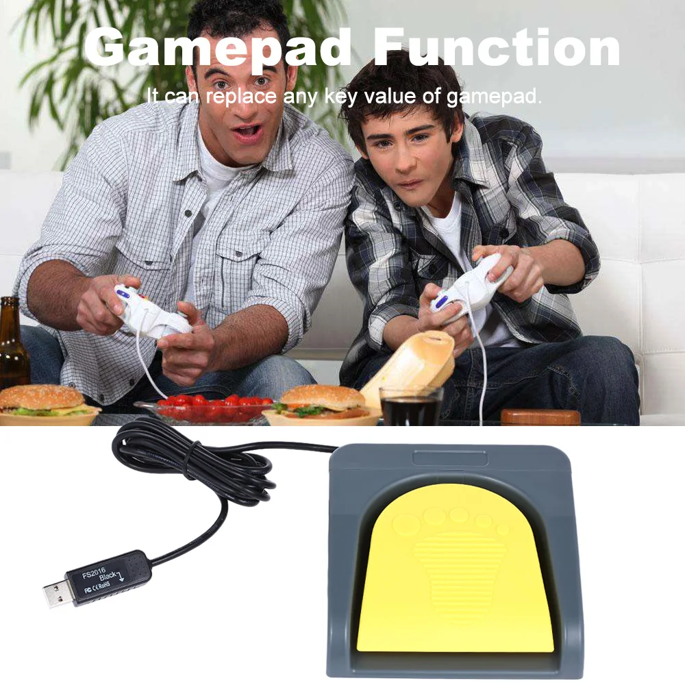 PCsensor USB одиночный ножной переключатель управление одной клавишей