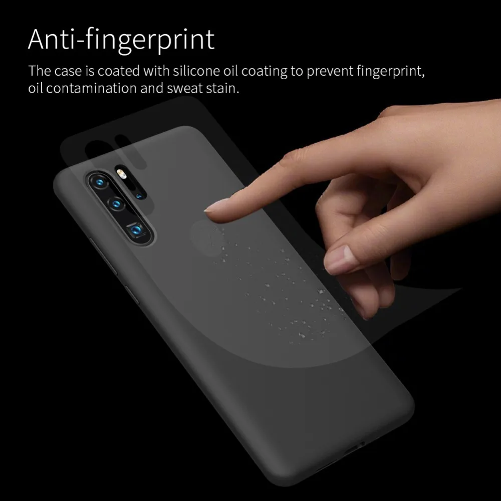 Najtaniej Huawei P30 Pro Case NILLKIN Flex czysta miękka ciekła guma silikonowa odporna na wstrząsy torba na telefon etui na Huawei P30 Lite (Nova 4E) okładka