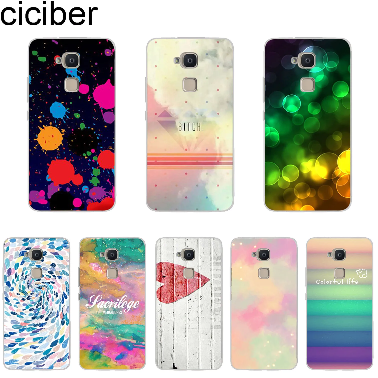 ciciber Colorful pattern Coque For BQ Aquaris X2 X Pro V VS U U2 Lite Plus Phone Cases E5s M5 M5.5 M4.5 X5 Soft TPU |
