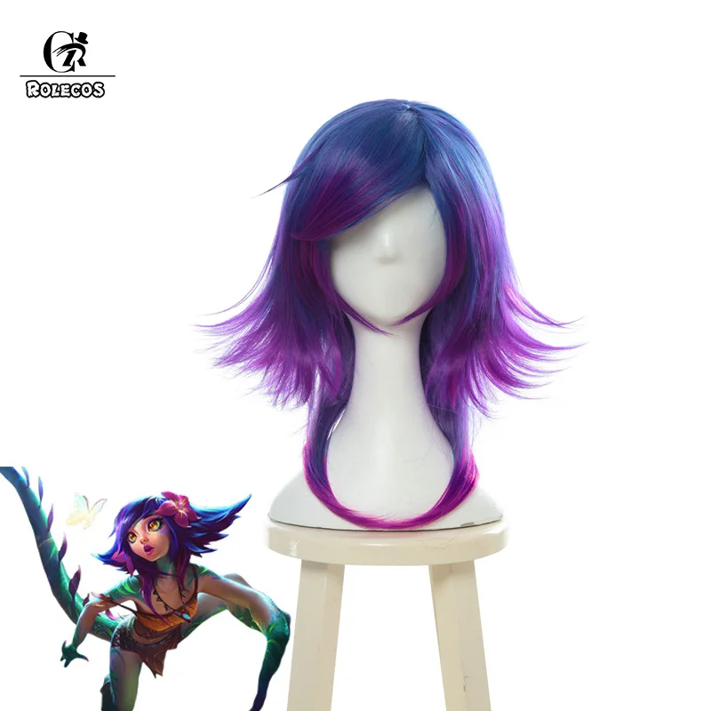 Головные уборы для косплея ROLECOS LOL Neeko любопытный хамелеон новый персонаж косплей