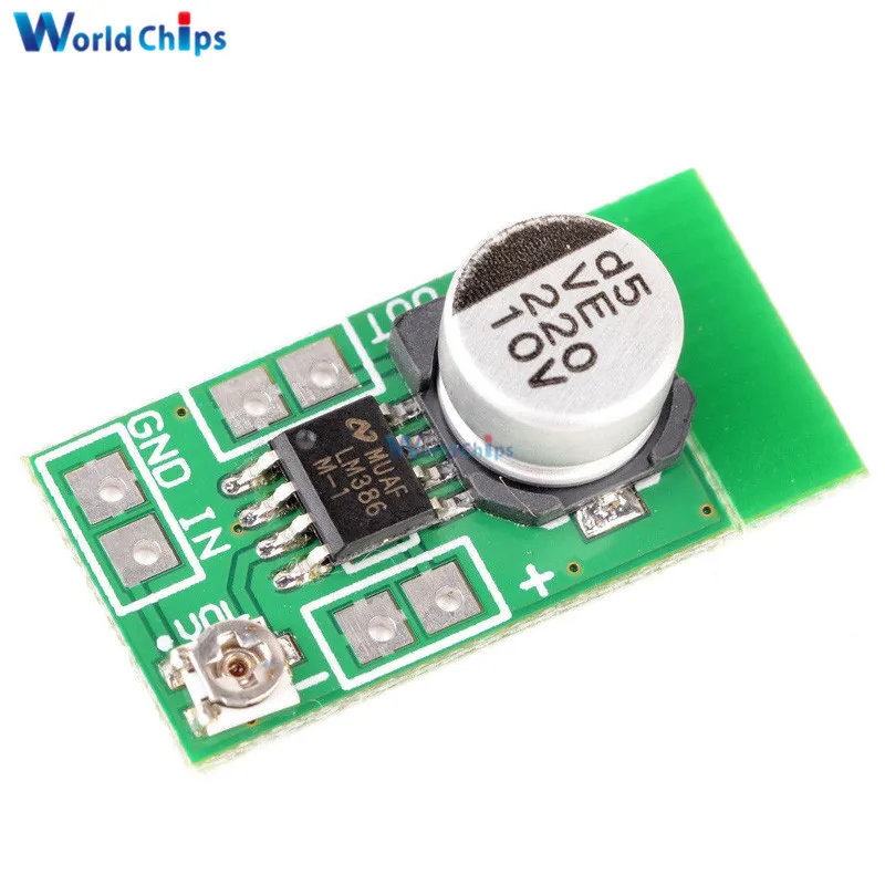 2PCS LM386 Audio Amplifier Board DC3-12V Stereo AMP Module Single Channel