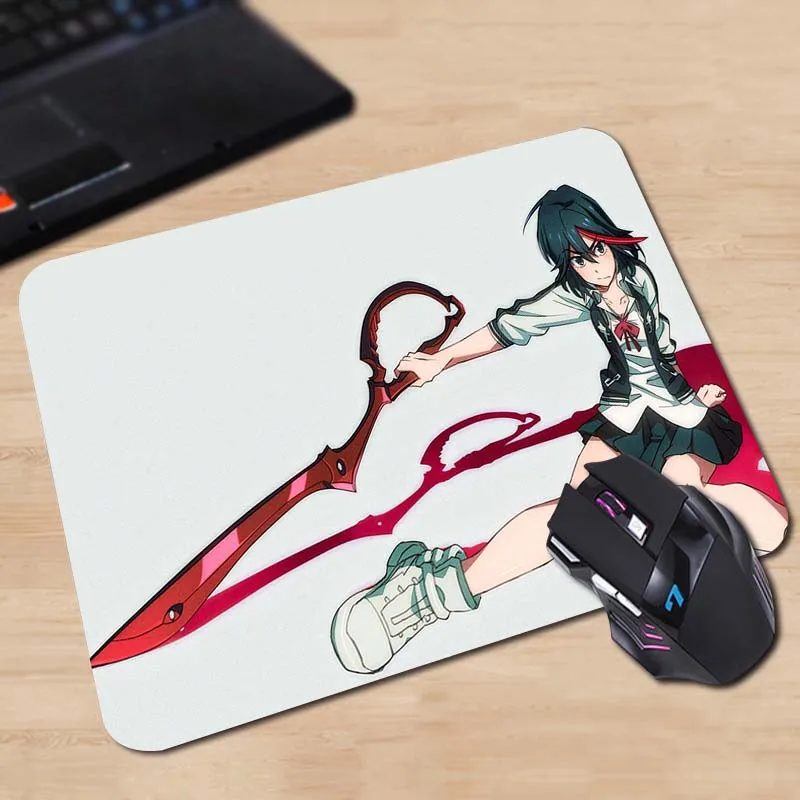 Babaite Мягкий Нескользящий прямоугольный коврик для мыши angry ryuuko matoi in kill la Best Durbale