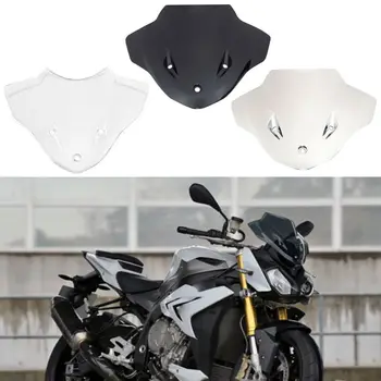 

Motorcycle PC Plastic Pre-Drilled Windshield Windscreen For BMW S1000R S1000 R 2014-2015