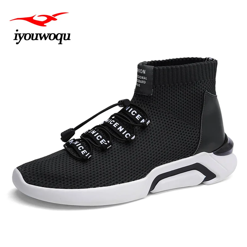 IYOUWOQU 2018 New design Sneakers Men shoes light Breathable running shoes for men outdoor