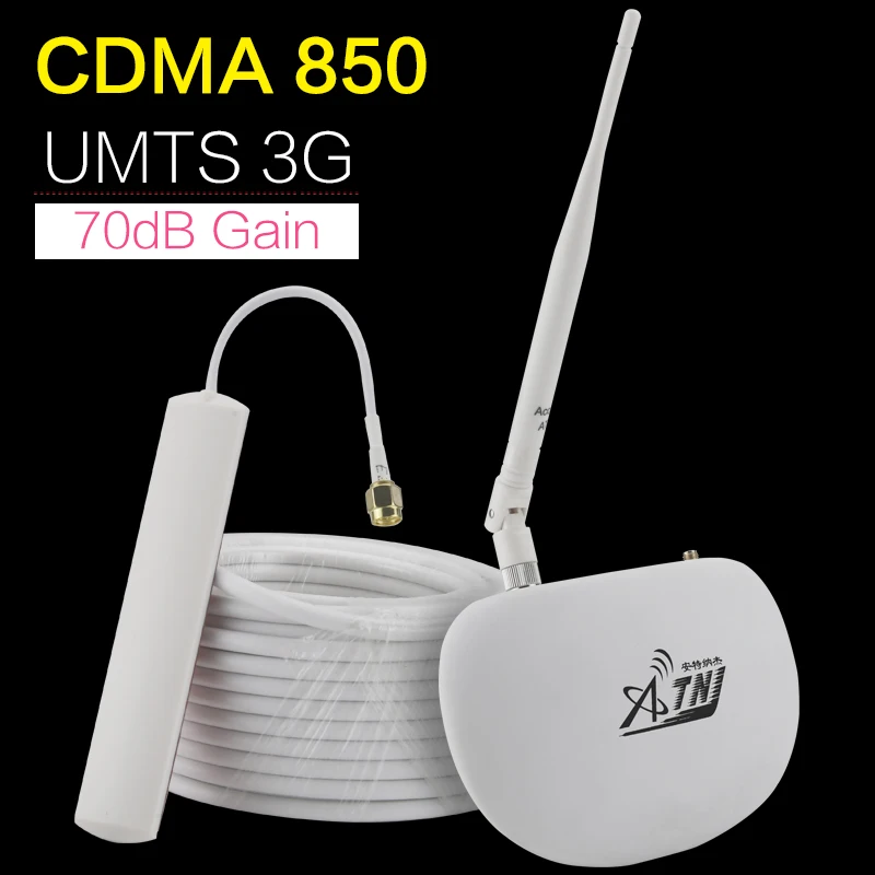 ATNJ 70dB ALC CDMA 850 B5 мобильный телефон усилитель сигнала 2g 3g с функцией GSM UMTS МГц