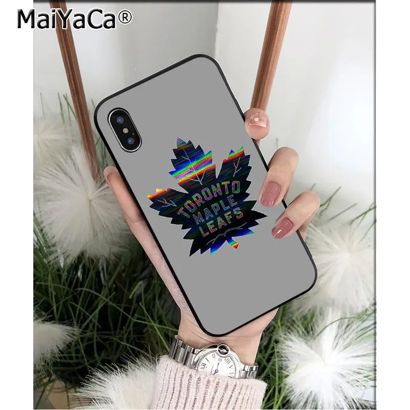 MaiYaCa Toronto Maple Leafs ТПУ Мягкий силиконовый чехол для телефона чехол для iPhone X XS MAX 6 6s 7 7plus 8 8Plus 5 5S SE XR