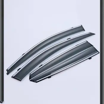 preço Para Nissan Qashqai 2014 2015 2016 Plástico ABS Toldos Janela Viseiras Defletor De Chuva Sun Guard Ventilação Covers Protector Car Styling