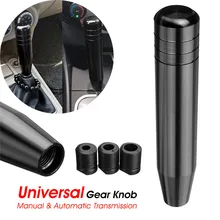 Алюминиевая коробка передач, переключатель передач ручка для ручного привода черный 180 мм черный 3 X Адаптеры падение#0712