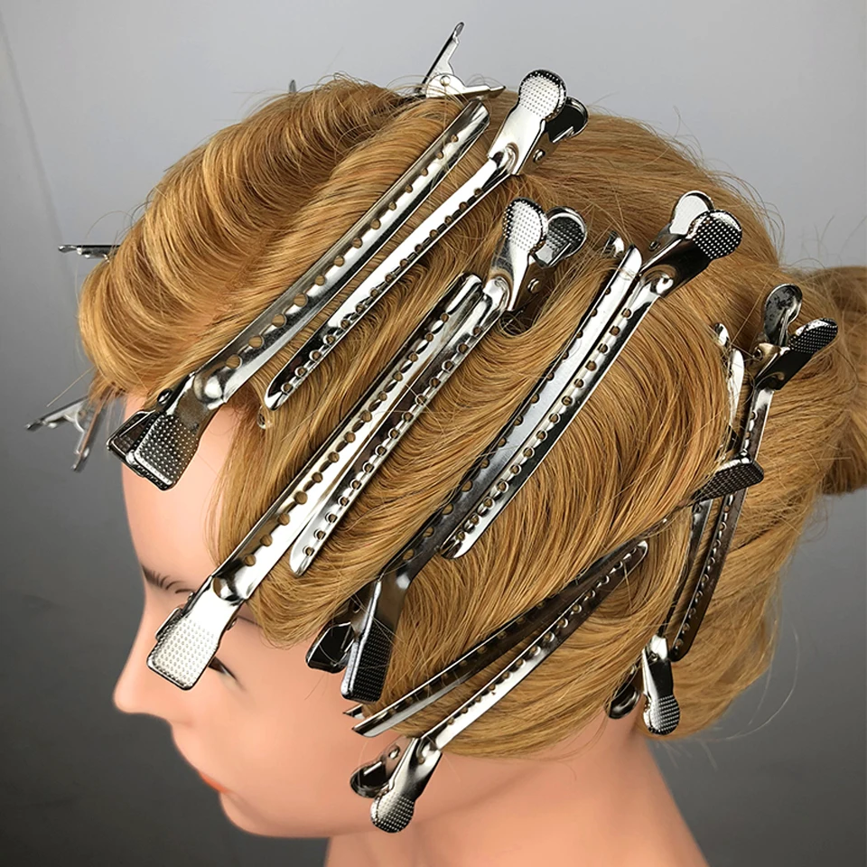 2 шт укладки волос Наборы инструментов для профессиональных салонов-парикмахерских металлические заколки для девочек с антистатические