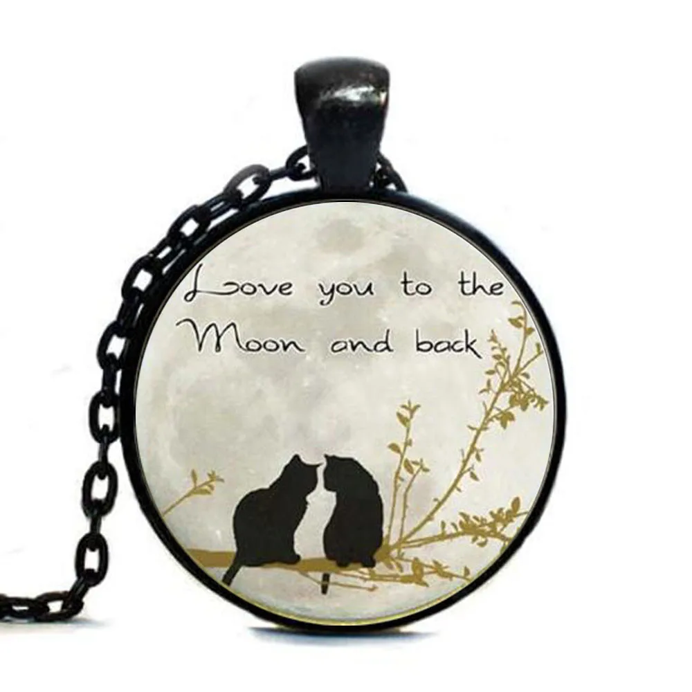Парный тег с надписью i love you to moon and back двойной кошкой бесплатная доставка|moon back|moon