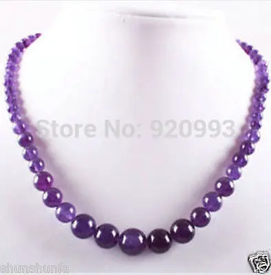 

Wholesale&FREE P&P***natural genuine amethyst beads necklace