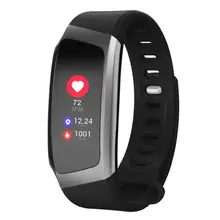 Nova moda fitness rastreador e18 pulseira relógio de pressão arterial oxigênio no sangue monitor freqüência cardíaca relógio inteligente l0817 #2