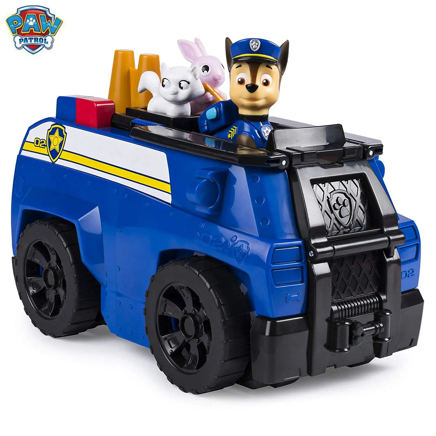 

New Arrival Paw Patrol Marshall Chase Figure Ride Rescue Transforming 2-in-1 Playset and Police Cruiser for Kids Birthday Toy
