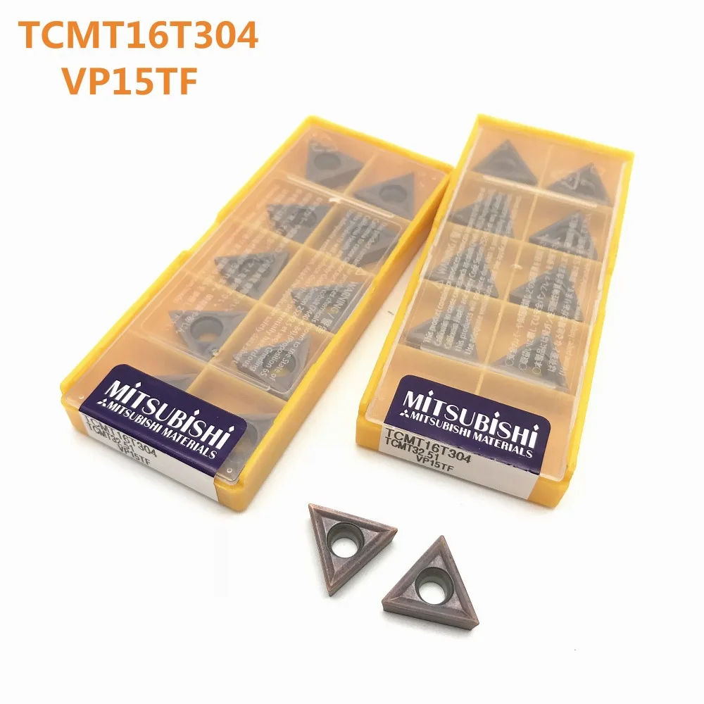 

20PCS Lathe tool TCMT16T304 VP15TF external turning tool high quality carbide cutting lathe tool TCMT16T304 metal turning tool
