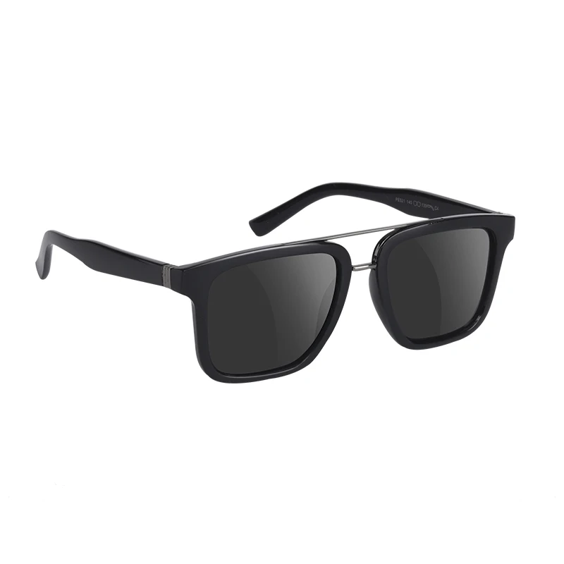 CRIXALIS брендовые дизайнерские солнцезащитные очки мужские Поляризованные квадратные Винтажные Солнцезащитные очки для вождения для женщин модные очки мужские zonnebril dames - Цвет линз: C1Bright Black