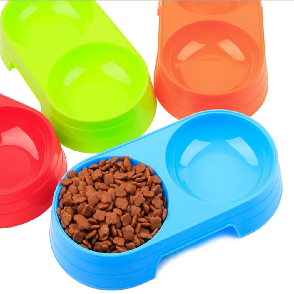 Pet Bowl Dog Bowls Candy Color Smooth Edge Not Cut The Mouth And Skin