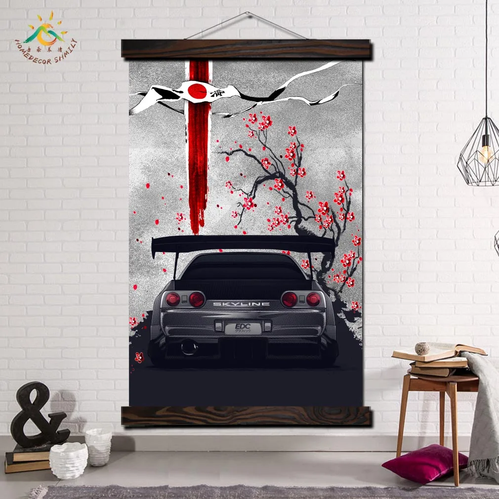 Ferrari Sports Car poster wall art home decoration photo print 24x24 inches