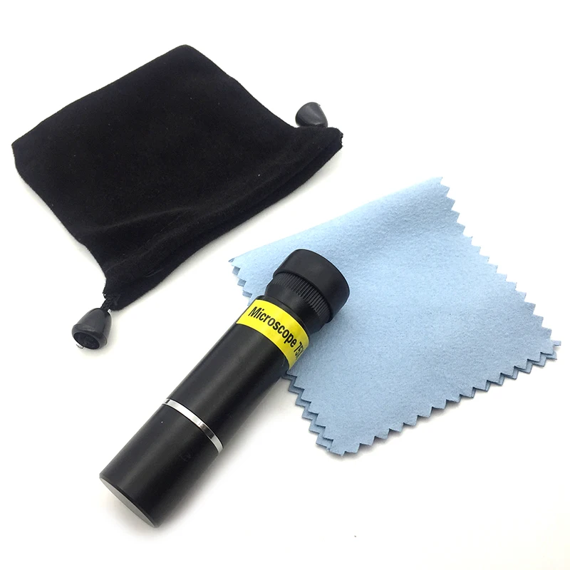 Pocket Mini Handheld Jewelry Microscope 75x Diameter 2.2cm