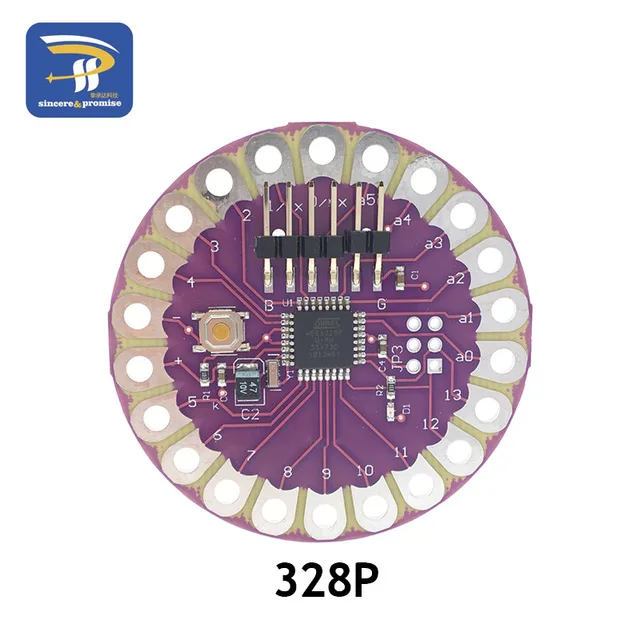 ATmega32U4 ATMEGA328P LilyPad 328 For Arduino DIY Kit Micro USB 