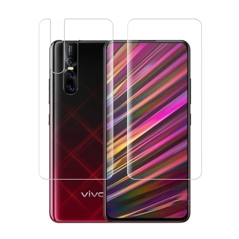 

Ultra-thin Front Back Transparent Full Cover Soft Hydrogel Film For Vivo X27 V15 Pro Screen Protector Soft Protective Film