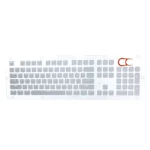 VOBERRY For Cherry MX Keyboard Switch Transparent Double Lens Crystal 104 Cap ABS Material No
