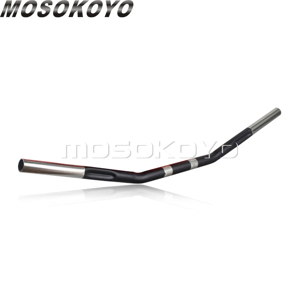 Универсальный 22 мм черный хром руль мотоцикла 7/" баров для Harley Sportster 883 1200 Touring Dyna Custom Кафе Racer