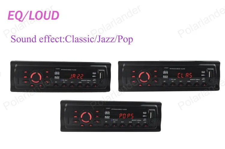 1 Din пульт дистанционного управления автомобильный аудио Авто автомобильный Радио стерео плеер Bluetooth Auxin MP3 FM USB SD Универсальный