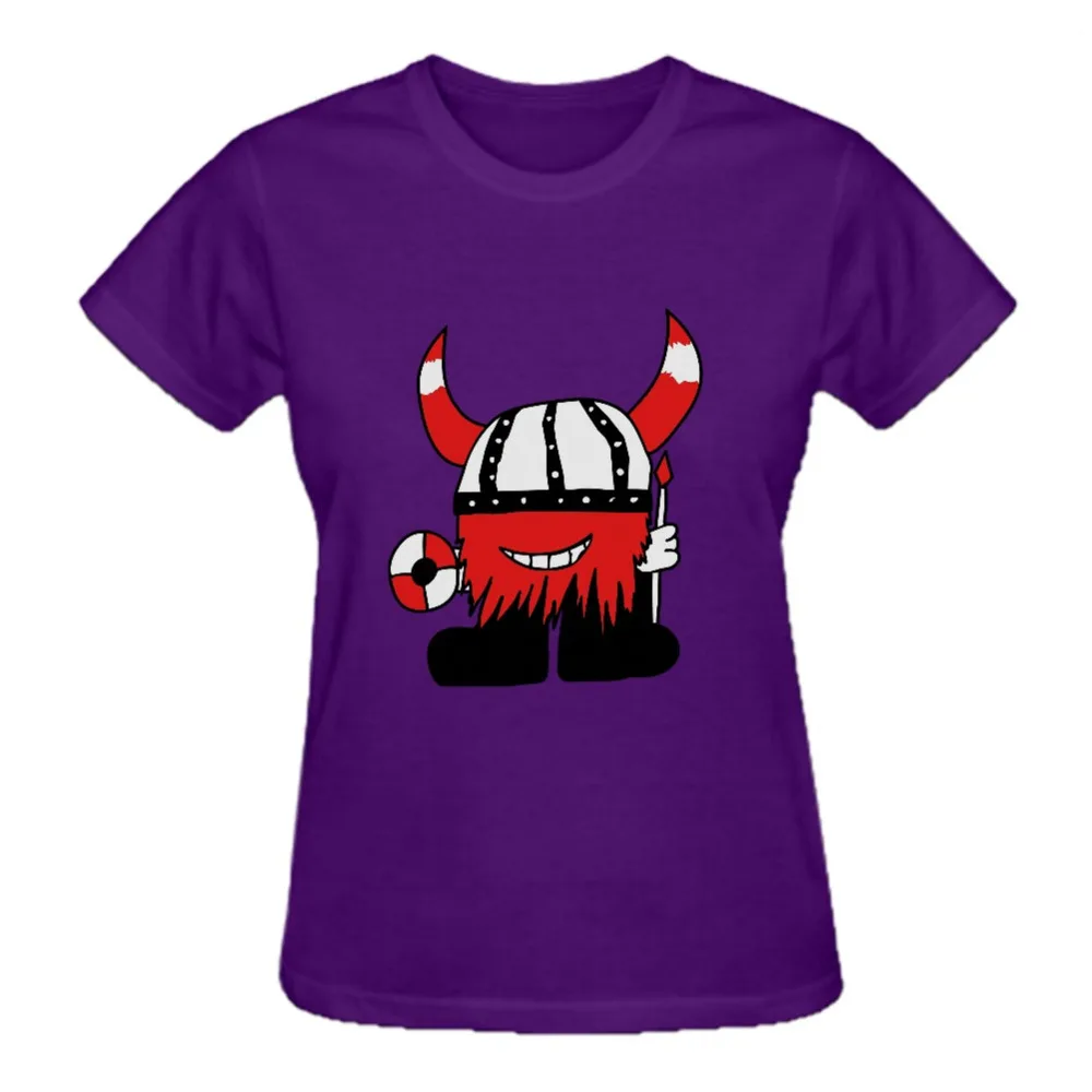 RTTMALL New Designed Graphic Tees 100 Cotton Viking Monster Womens