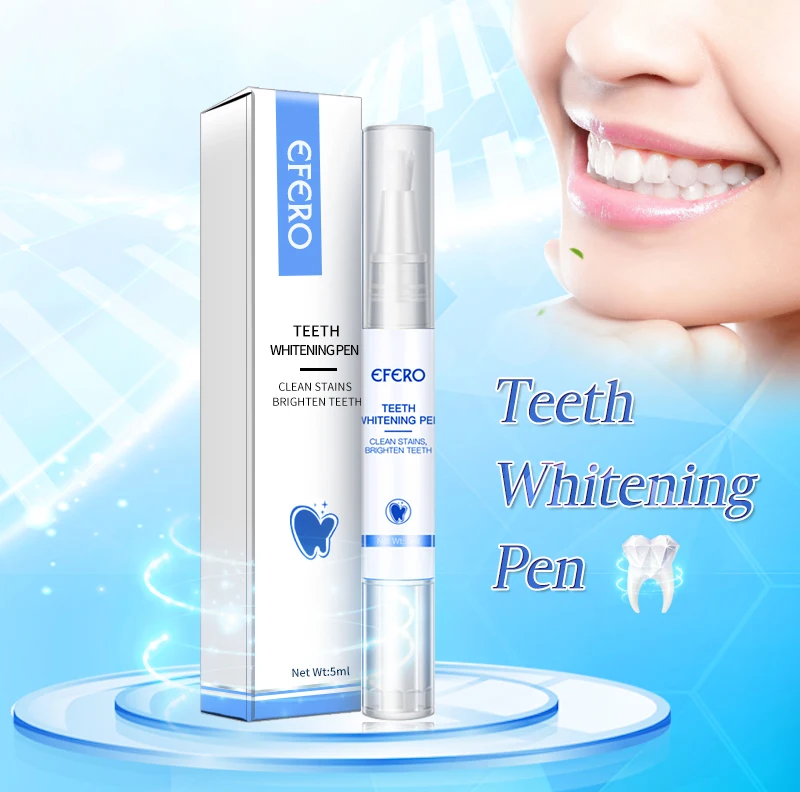 EFERO отбеливающий гель для зубов, гигиена полости рта, уход за зубами, отбеливатель, чистящий стоматологический белый карандаш для отбеливания зубов, зубной налет, чистка пятен