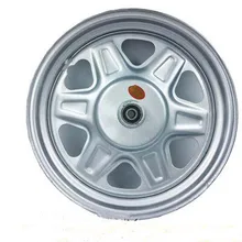 Электрический трехколесный стальной кольцевой аккумуляторное колесо ступица шестилистное Переднее Колесо стальное кольцо 300-12 утолщение аксессуары