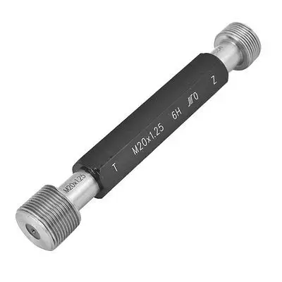

M20 x 1.25 6H Steel Pipe Thread Plug Gage Go/No Go Gauge Gaging Tool