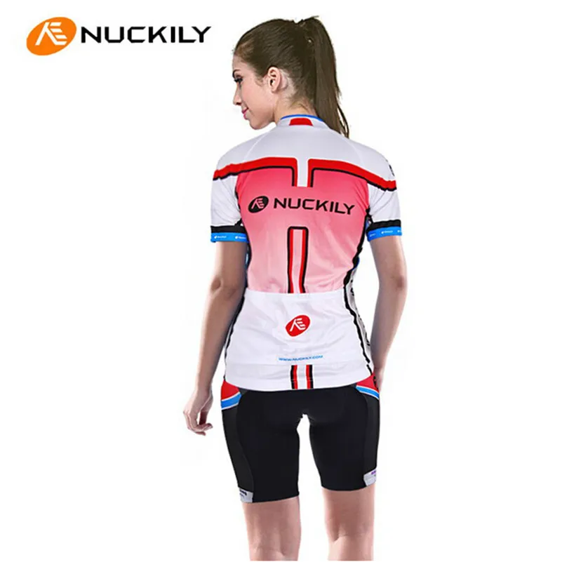 NUCKILY майки для велоспорта для женщин эластичные дышащие гелевые мягкие MTB шорты анти-пот быстросохнущие дорожные велосипедные комплекты одежды