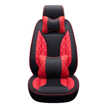 

Front+Rear Leather Custom car seat cover for kia Rio 3 4 2017 2018 Sorento 2005 2007 2011 2013 2016 2017 soul spectra coshion