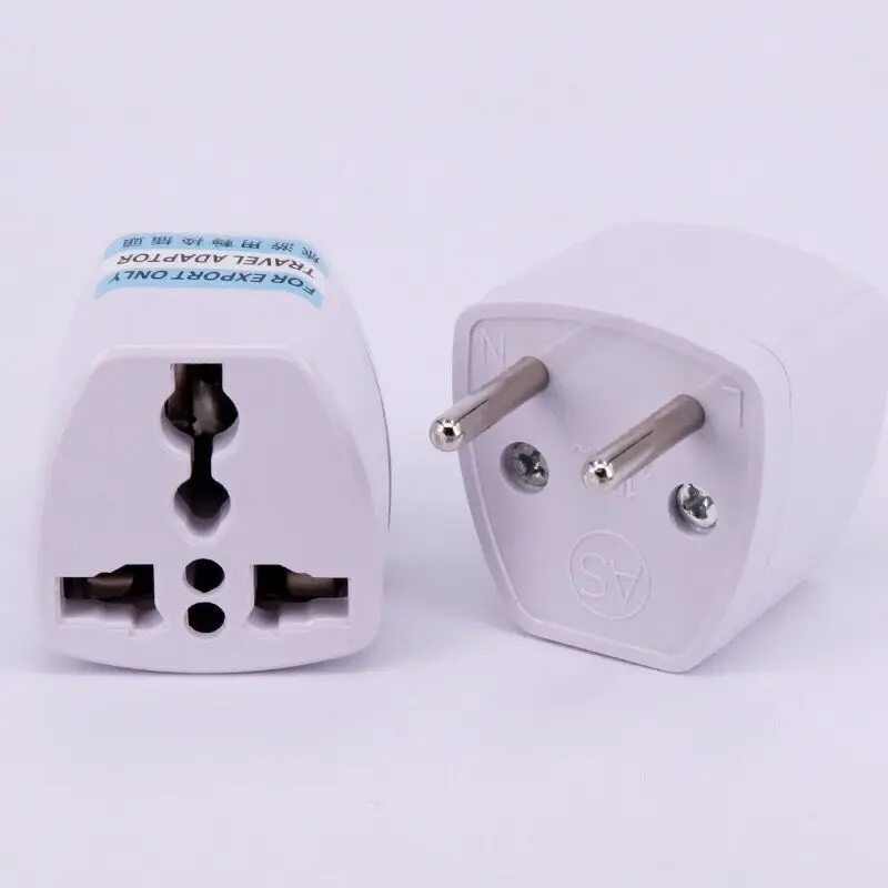 CMBetter Universal EU Plug Adapter European Chinese Power Socket White Travel Converter Conversion Plug (5)