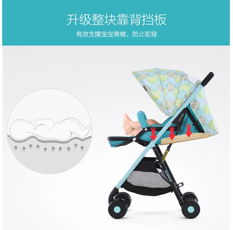 Привлекательная детская тележка высокий лазерный прицел вес зонт для детской коляски Складная детская коляска легко переносится ребенок для коляски