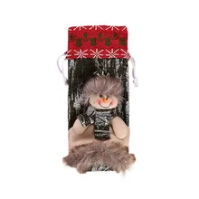 Бутылки вина Обложка сумки декор дома вечерние Рождество Одежда для домашних питомцев Рождество 10,22