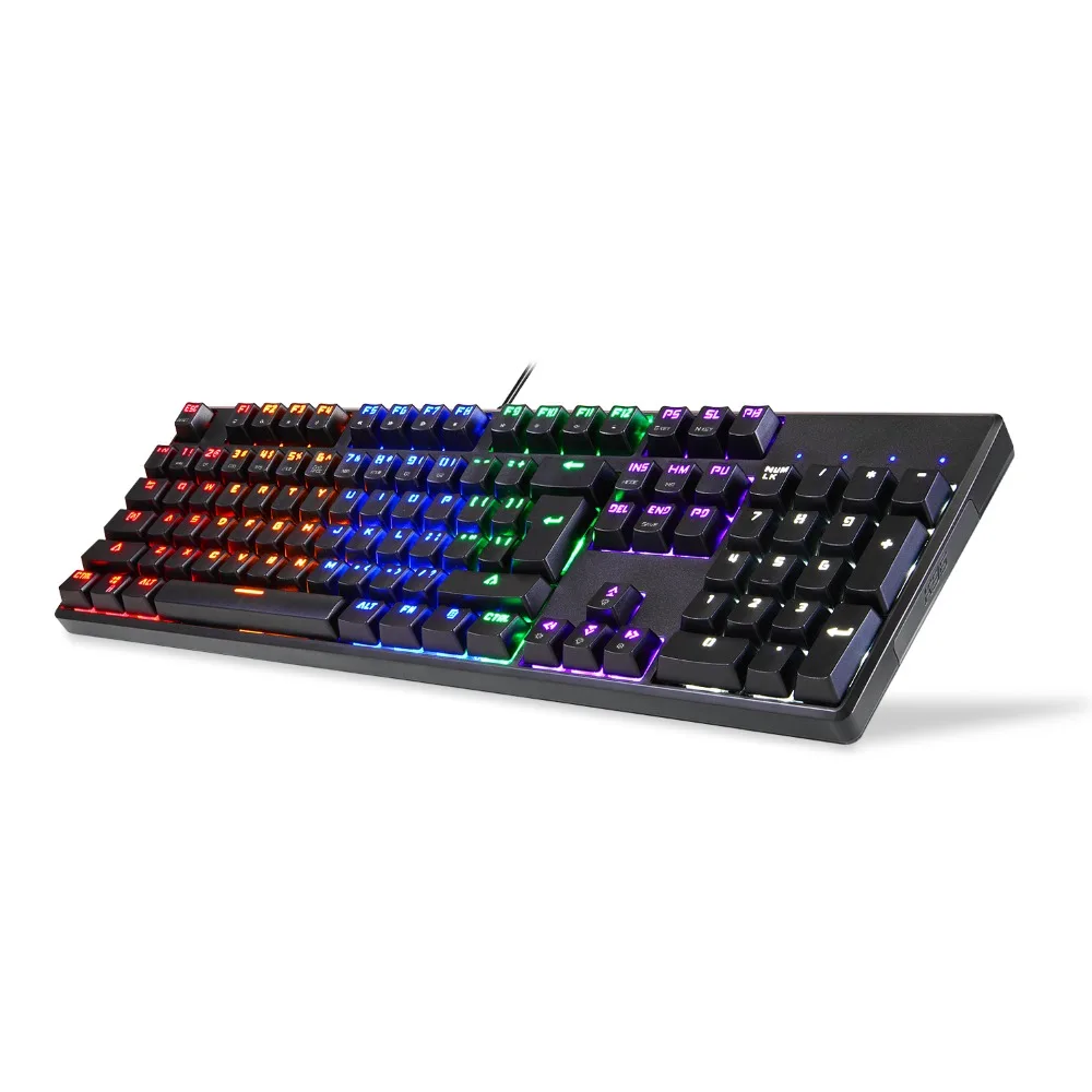 Motospeed CK96 механическая клавиатура игровая RGB подсветка 104 клавиши USB 2 0 с