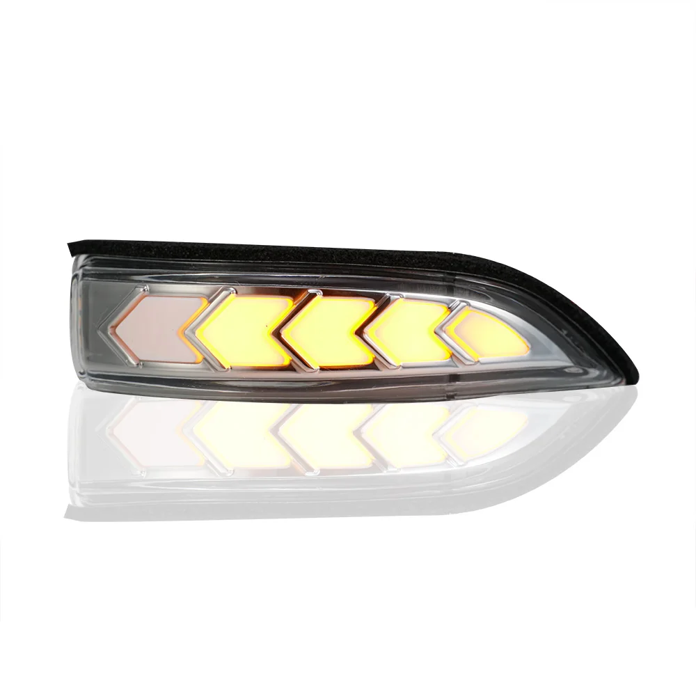 Динамический указатель поворота мигалка светильник светодиодный боковой маркер янтарные плавные лампы парковочные огни для Toyota Camry Corolla Yaris