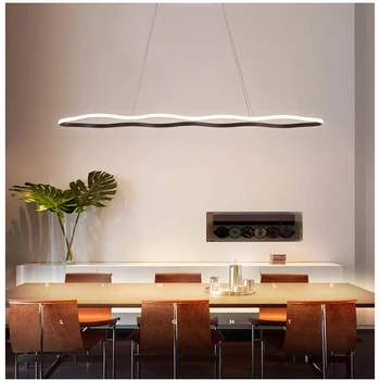 

Chandelier creative cloud aluminum restaurant study office aisle Xuanguang living room Indoor Lighting RC Dimmable chandelier