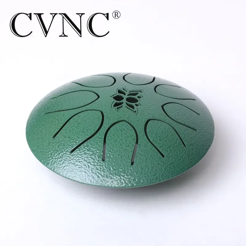 

CVNC 5" steel tongue drum with C D E F G A B C 8 notes with free case and rubber mallets for children instrument