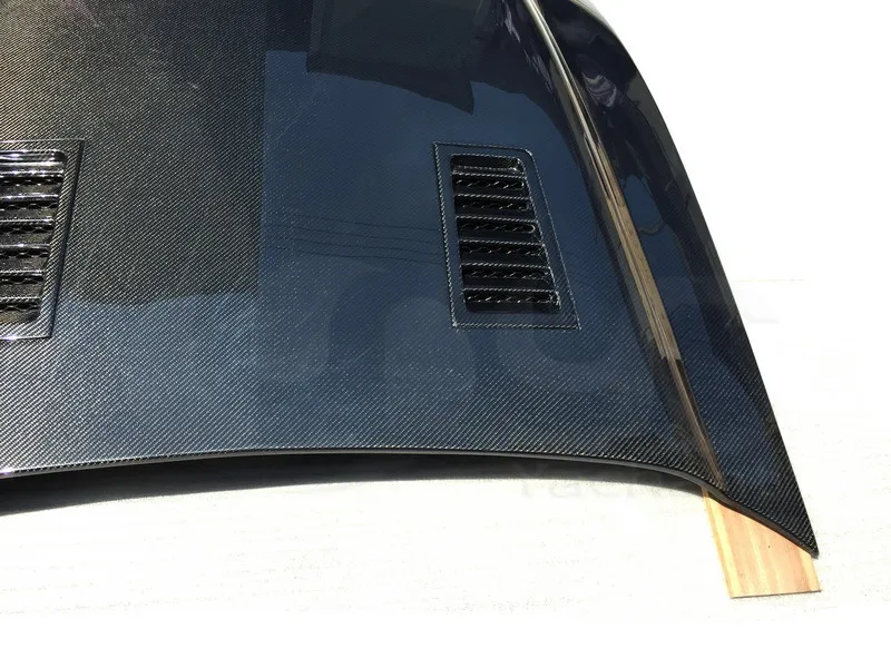 2010-2014 Ford Mustang Shelby GT500>&V6 TruCarbon A53KR Style Ram Air Hood CF (15)