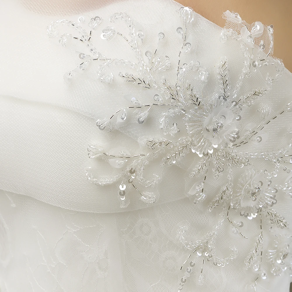 SL-036 реальные продажи Русалка свадебное платье без бретелек с блестками фатин для свадебного платья